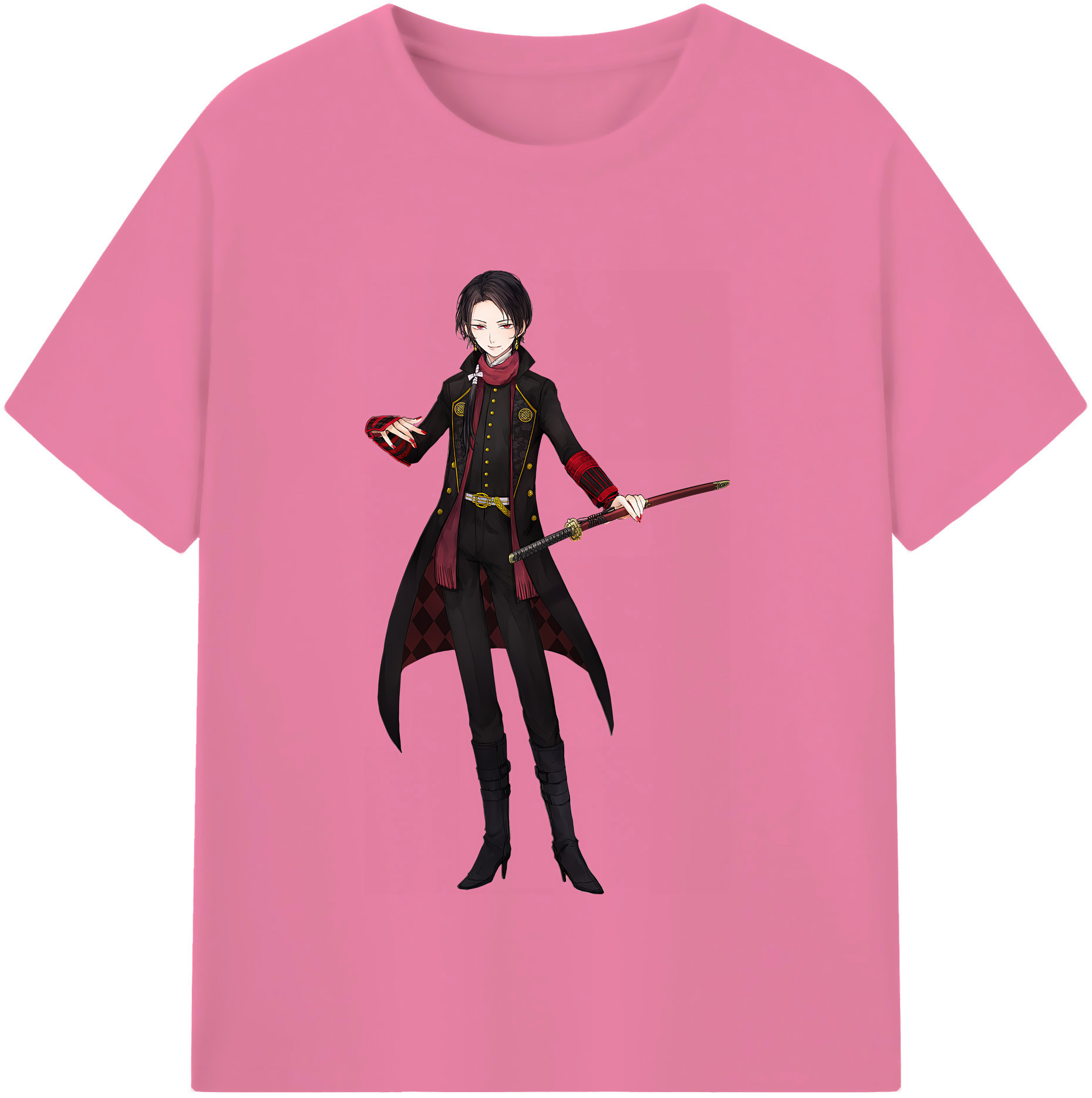 （画像用） 刀剣乱舞 Touken Ranbu 綿100％半袖Tシャツ（フロントプリント）